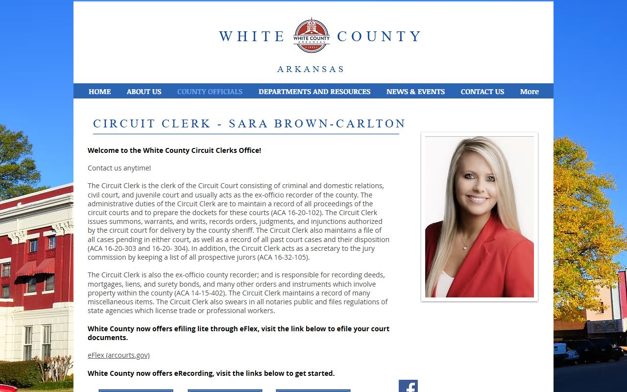 White County White Pages court records search